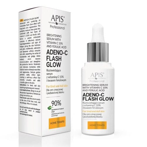 Apis Professional ADENO‑C Flash Glow Home Terapis Illuminating Serum – 30 ml